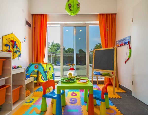 Children's playroom in pool house Villa Franka Nedešćina in Istria